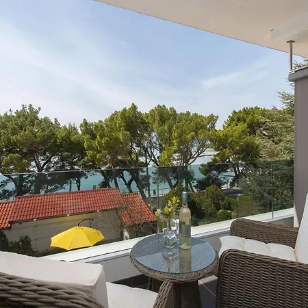 Luxury Seafront Morska With Pool, Jacuzzi And Sauna At The Beach In Center Of Вилла *